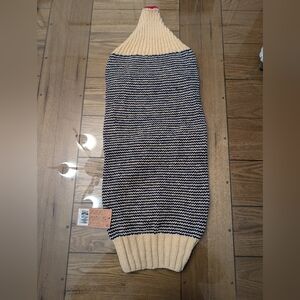 Chilly Dog Sweater - Spencer Stripe Shawl Sweater Size XL NWT Originally $34